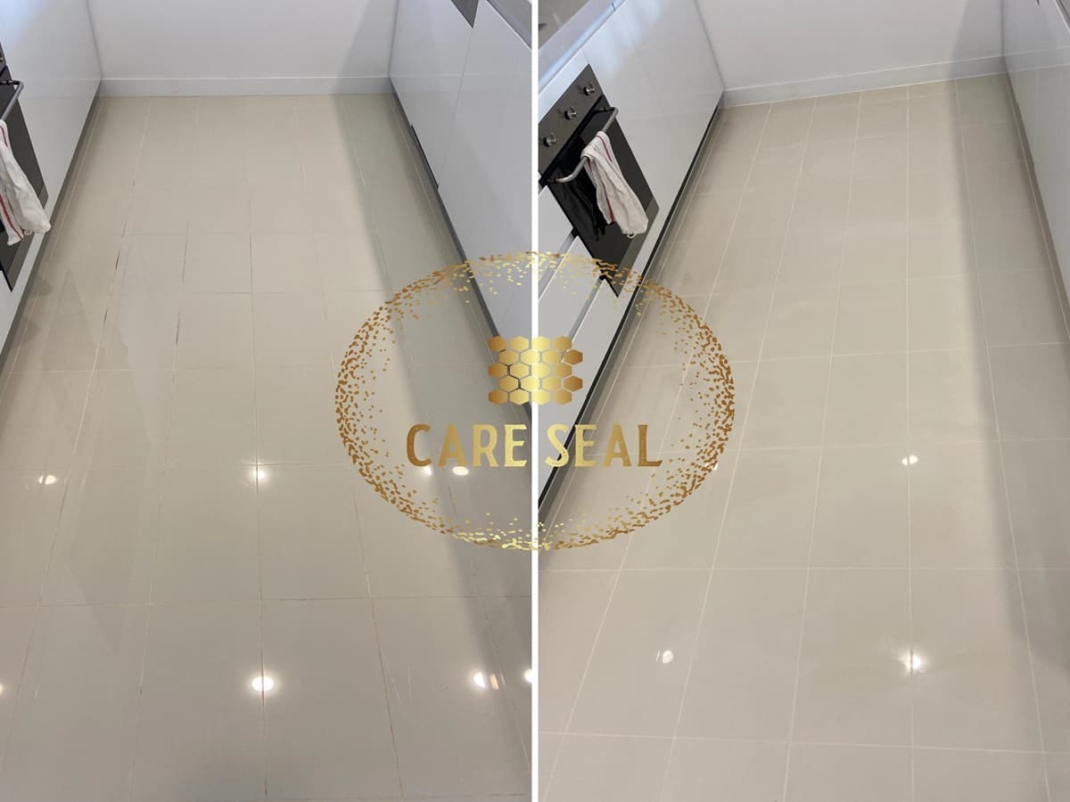 CareSeal kitchen tile work project