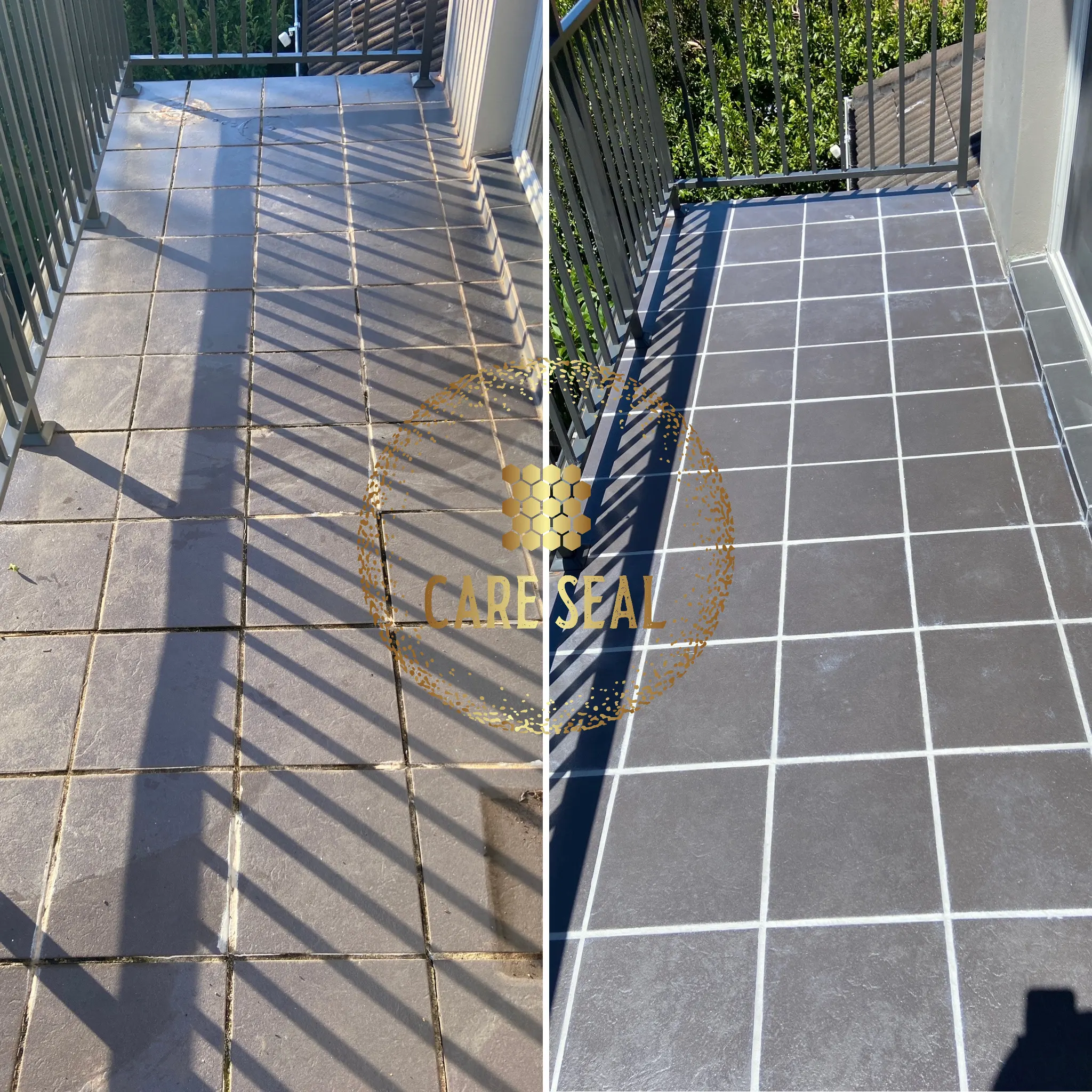 CareSeal balcony tile regrouting project in Sydney