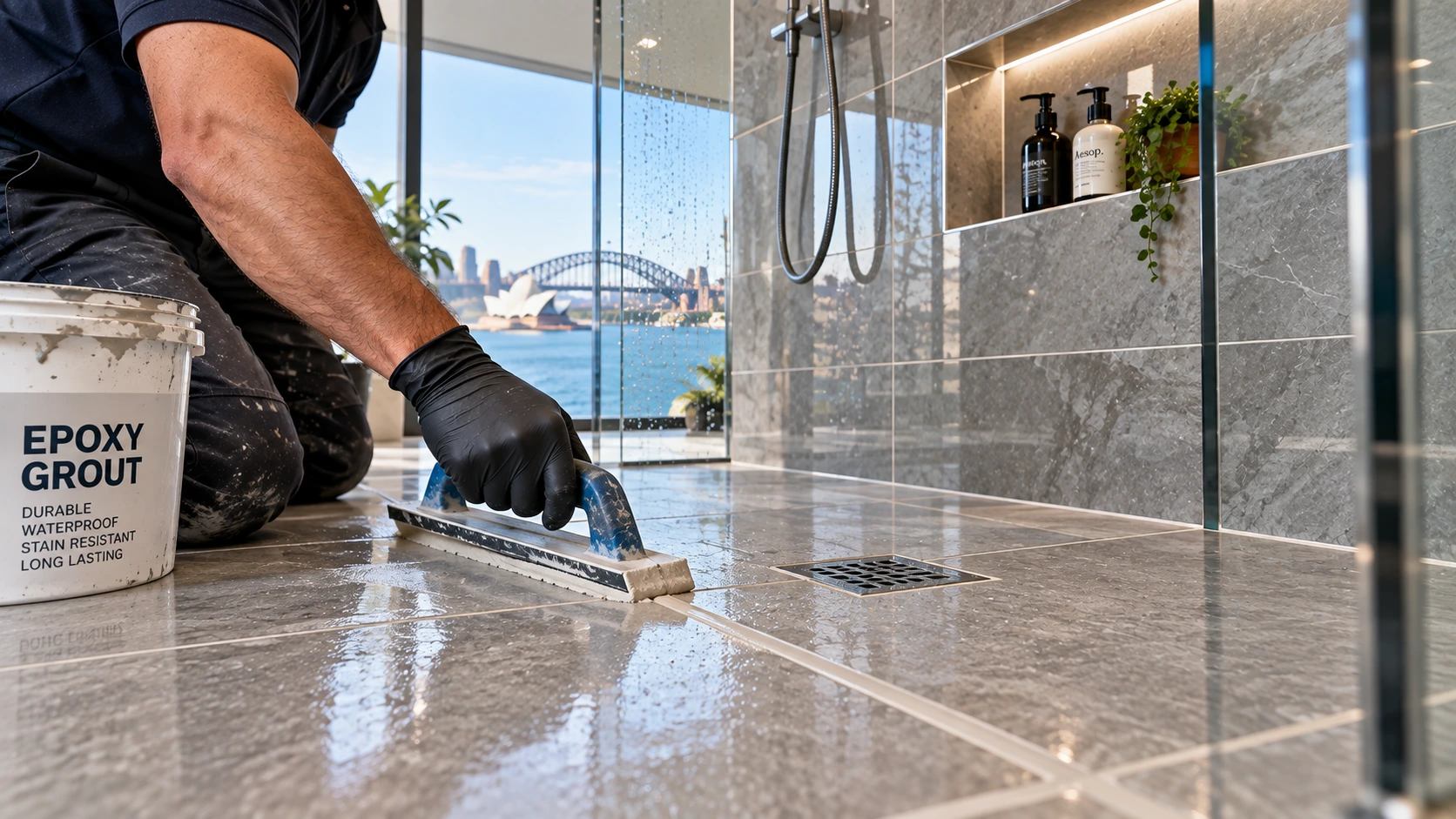 CareSeal epoxy grouting project in Sydney