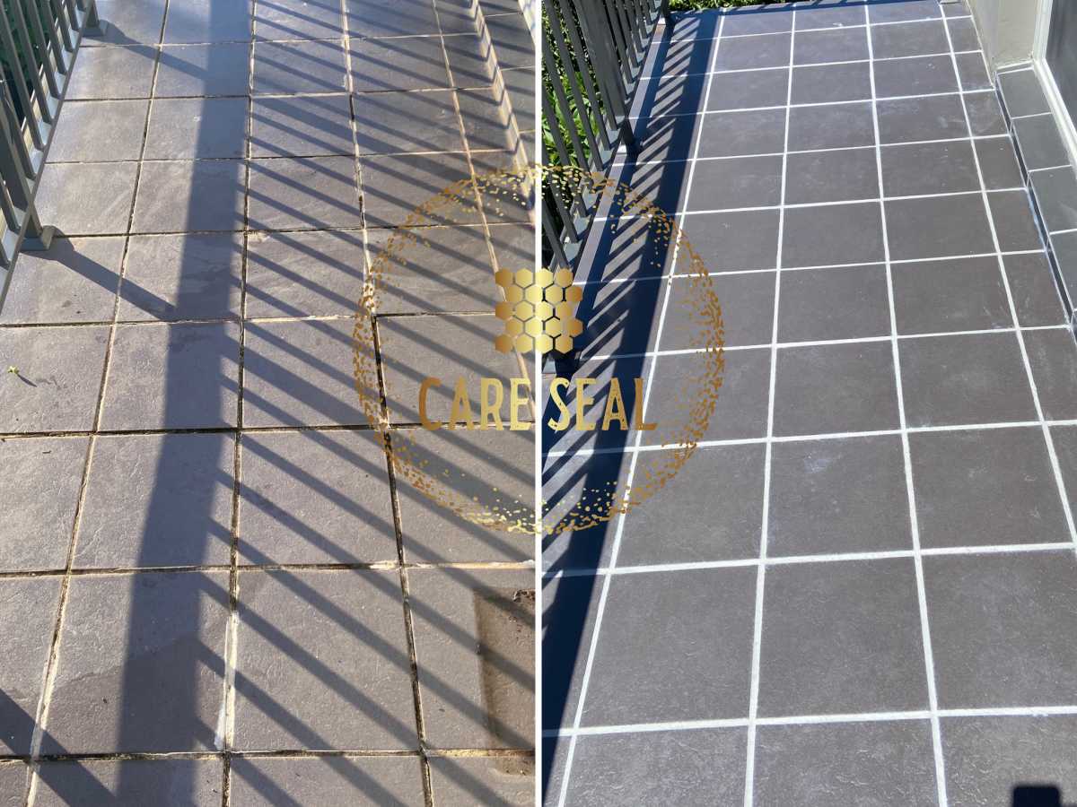 CareSeal balcony regrouting project